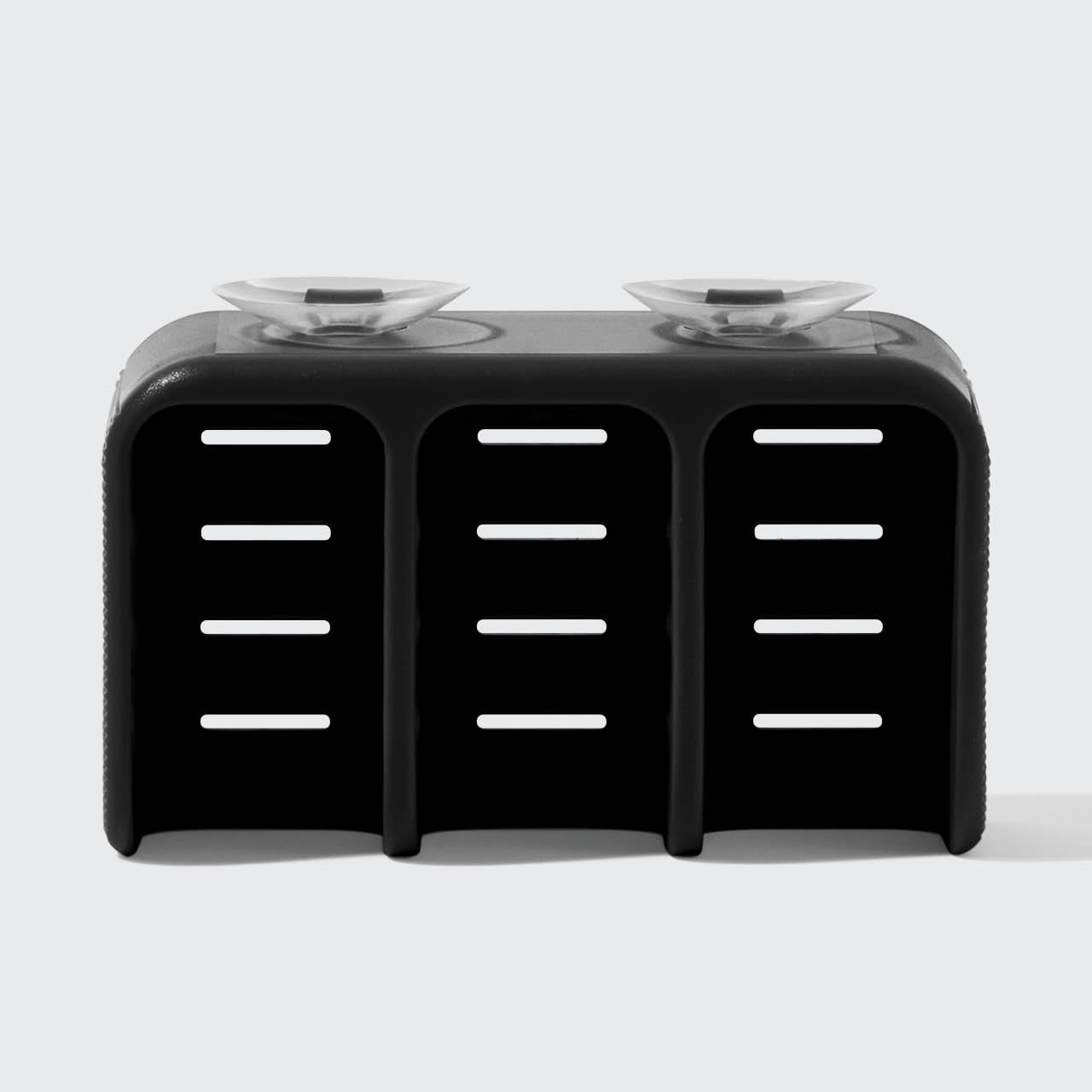 KITSCH - Self-Draining Soap Dish - Black