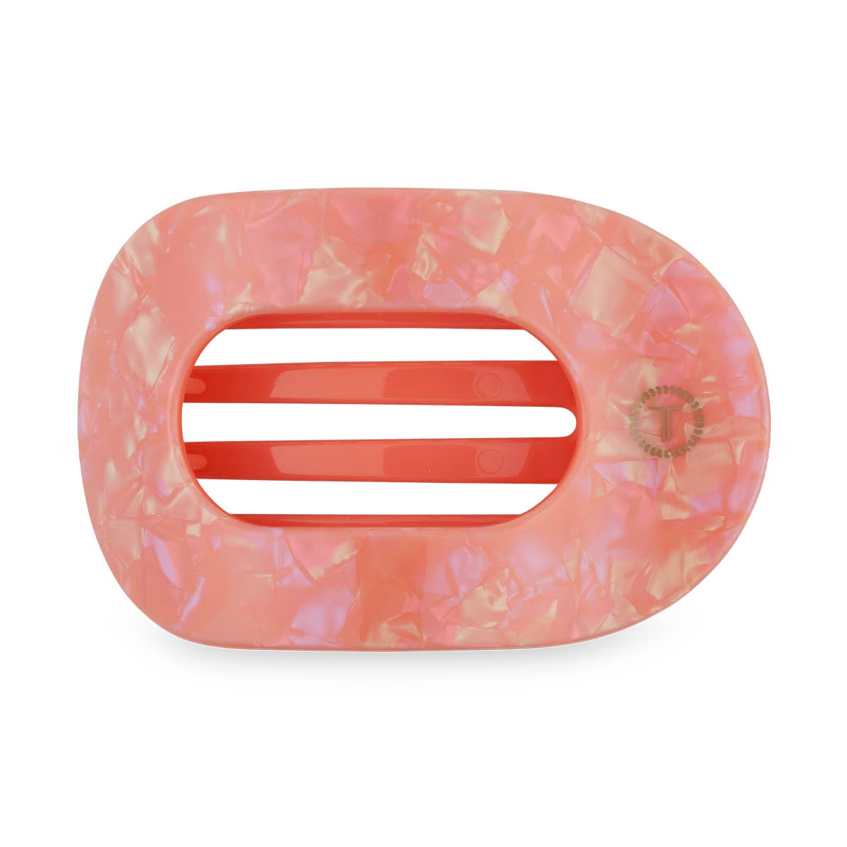 TELETIES - Small Flat Round Clip - Dreamsicle