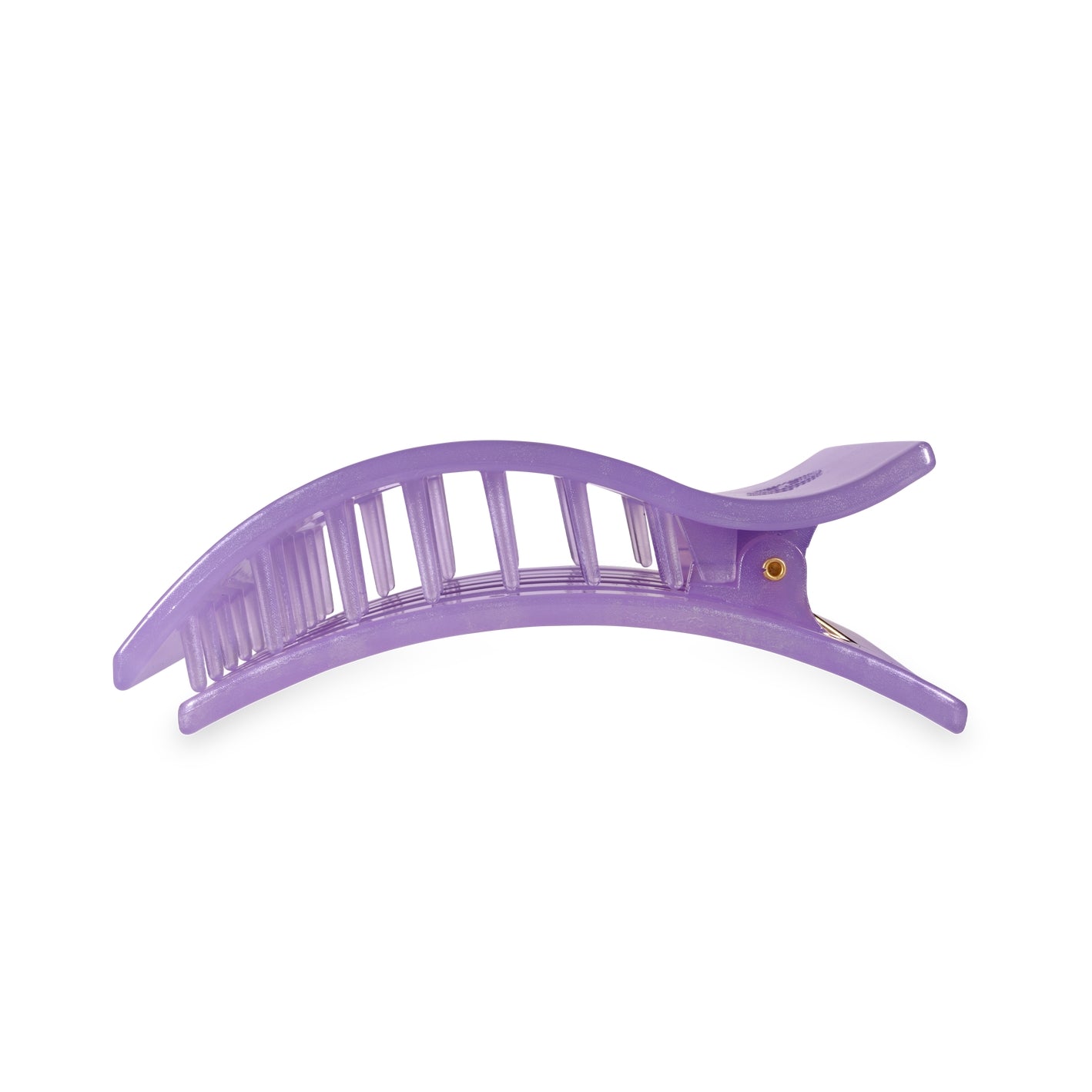 TELETIES - Large Flat Rectangle Hair Clip - Lavender Mist