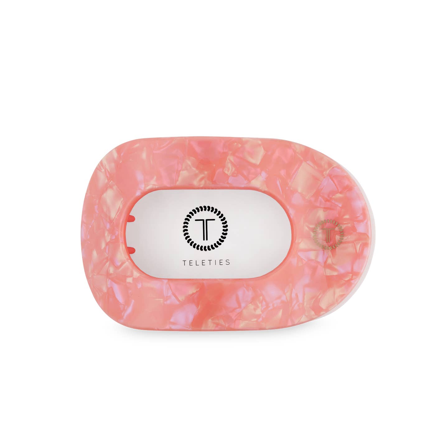 TELETIES - Medium Flat Round Clip - Dreamsicle