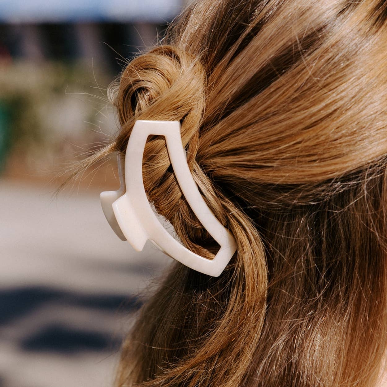 TELETIES - Open Small Hair Clip - Soft Surf