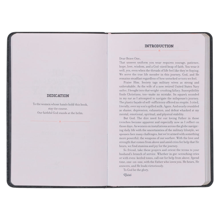101 Prayers for Military Wives Faux Leather Gift Book