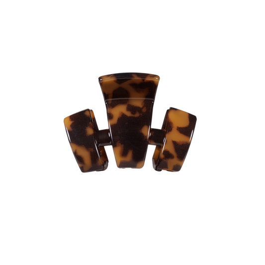 TELETIES - Classic Petite Claw Clip - Tortoise