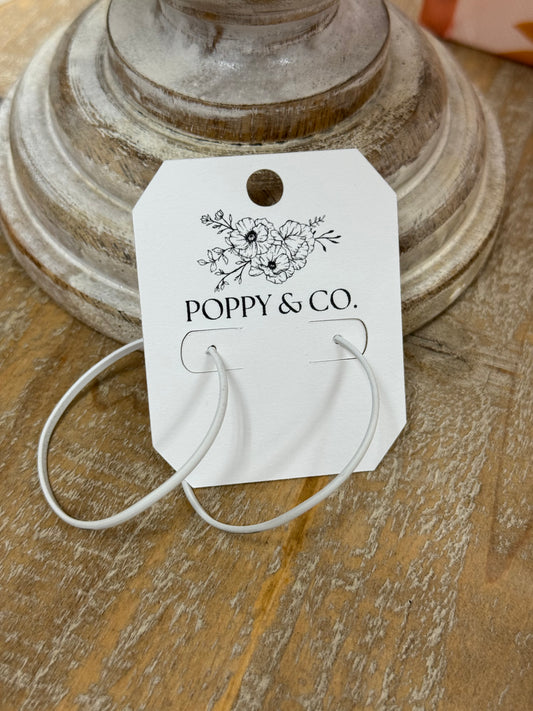 The Lyndzey Earrings - White