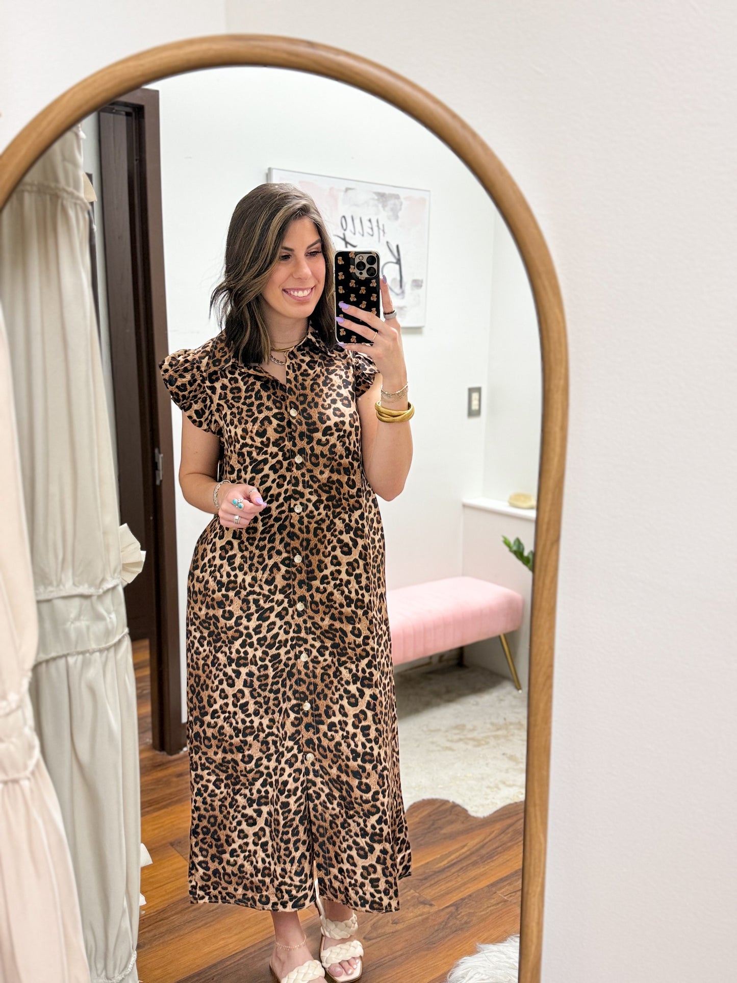 The Brandie Dress - Leopard