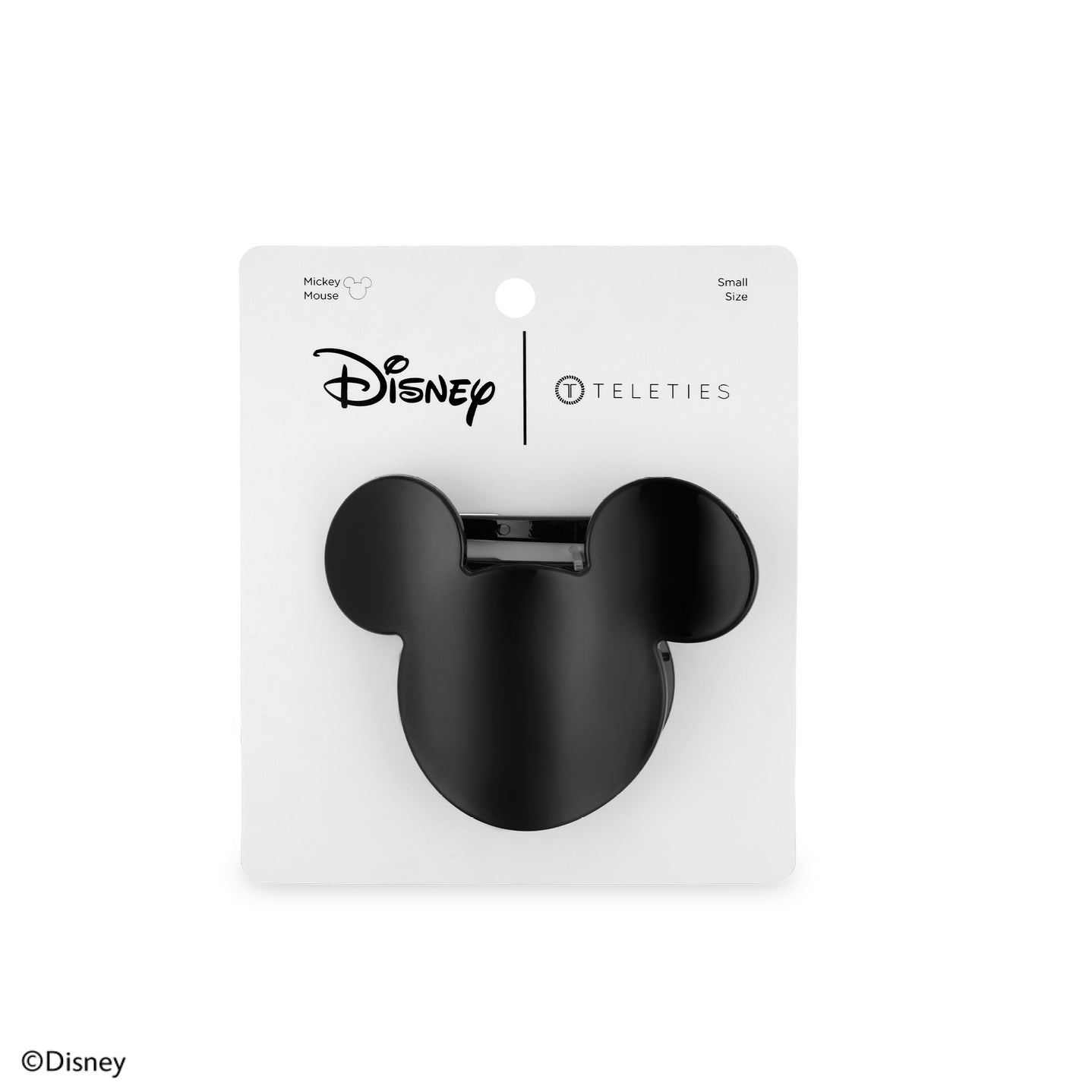 TELETIES - Small Flat Hair Clip - Disney: Mickey Mouse Shaped