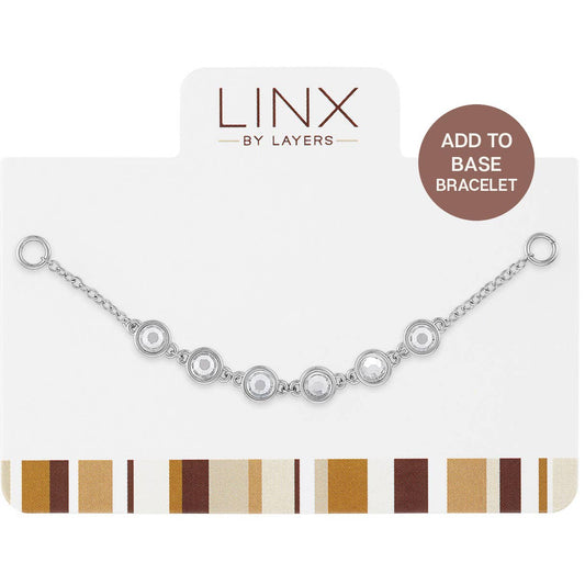 LINX - Add On - Silver Multi Crystal