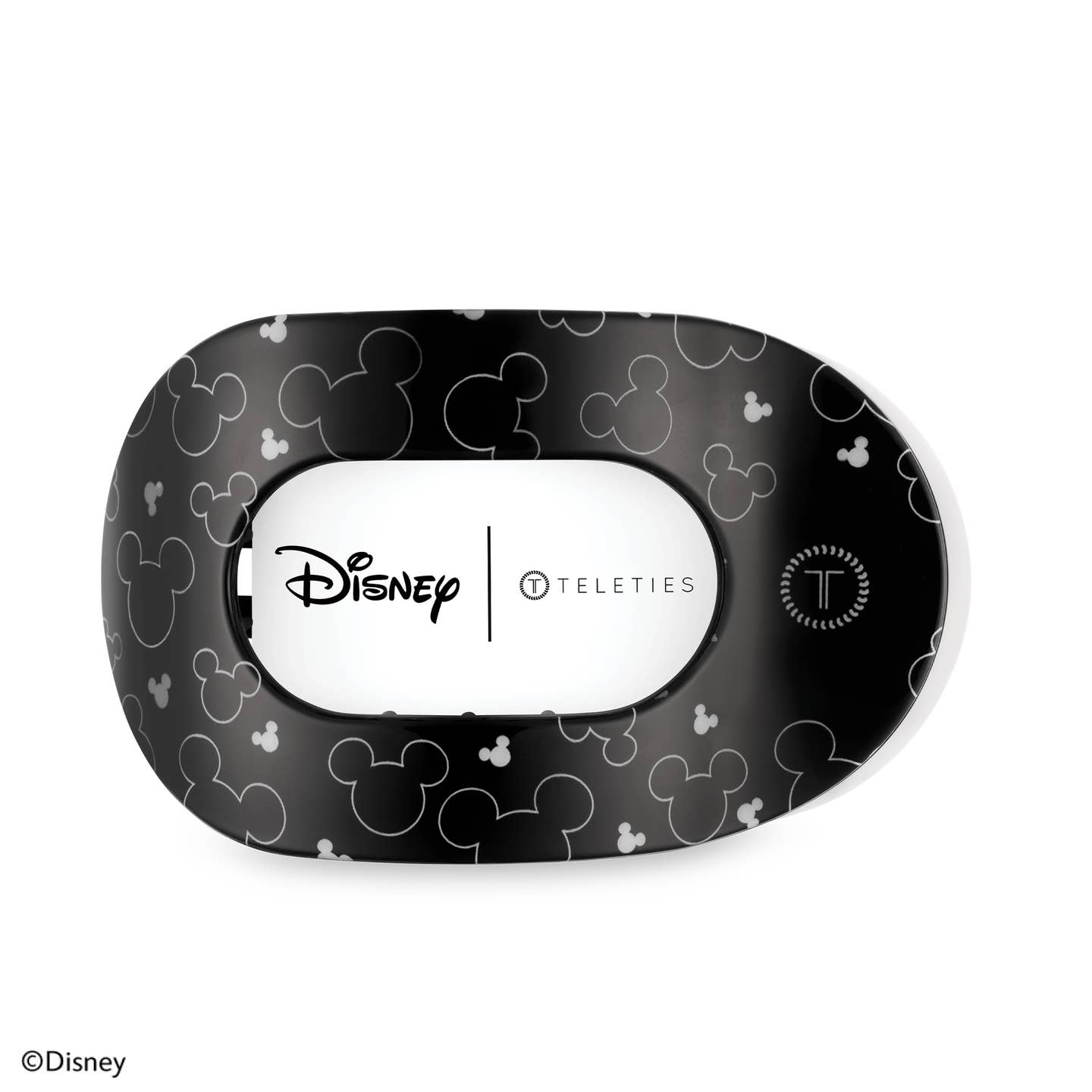 TELETIES - Large Flat Round Hair Clip - Disney Spotlight