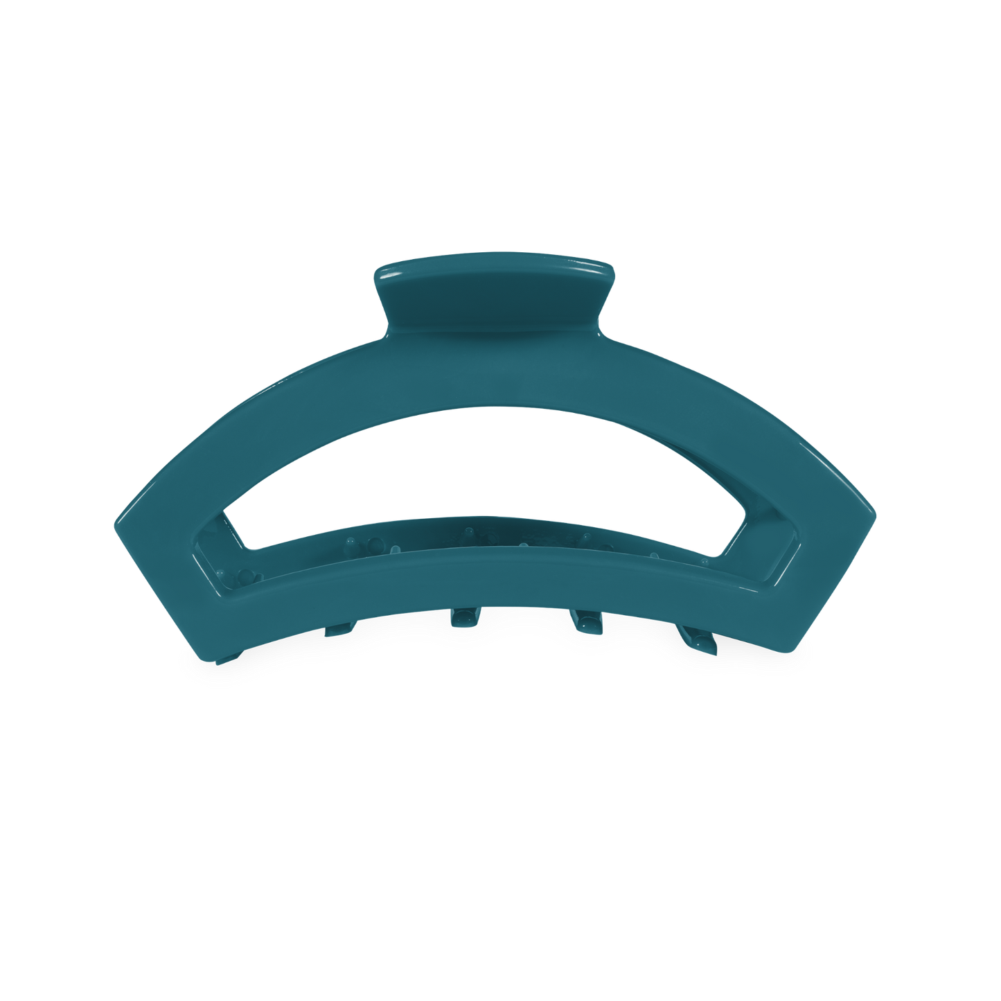 TELETIES - Open Medium Hair Clip - Teal With It