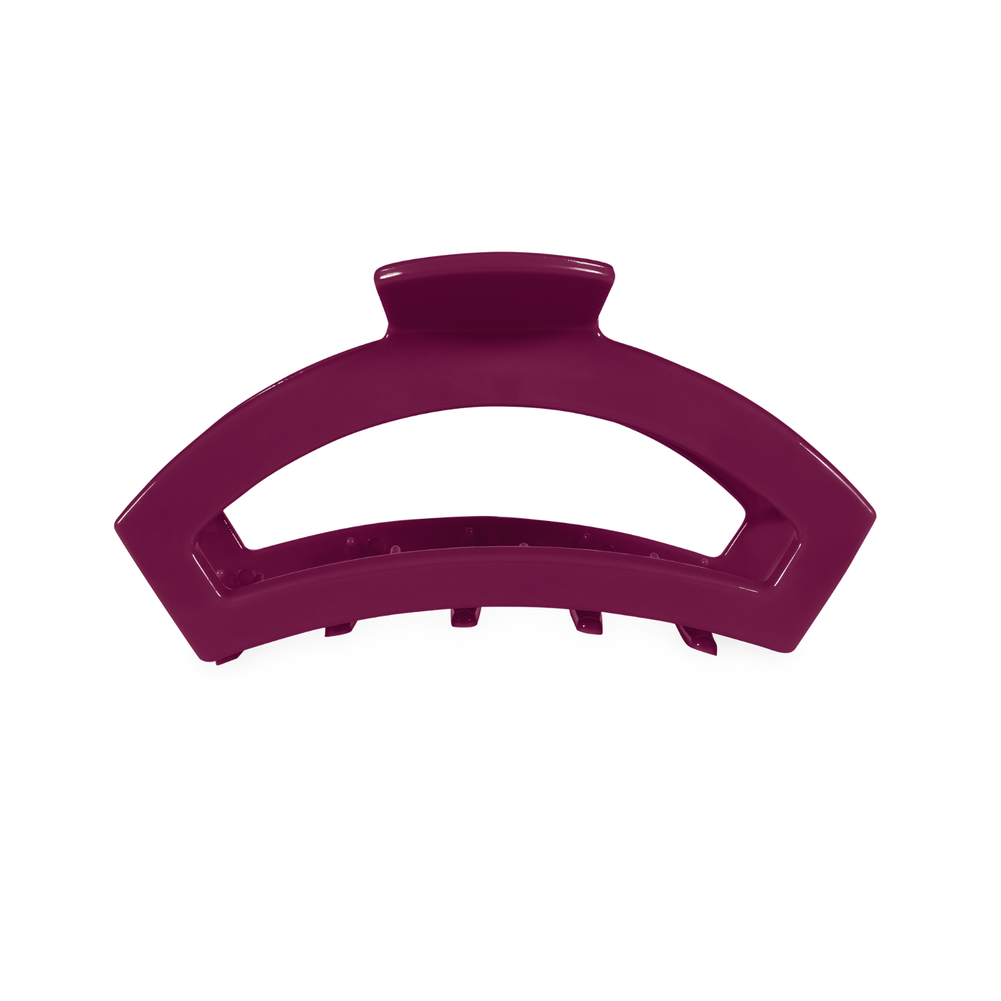TELETIES - Open Medium Hair Clip - Mulberry