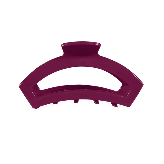 TELETIES - Open Medium Hair Clip - Mulberry