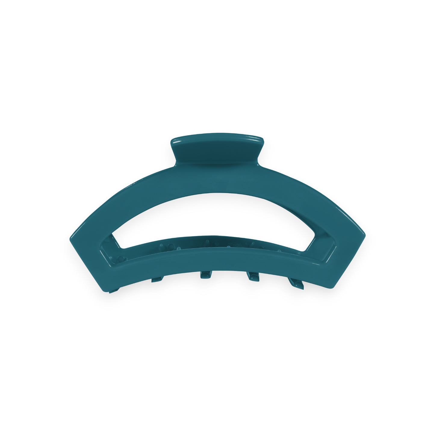 TELETIES - Open Small Hair Clip - Teal With It