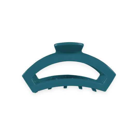 TELETIES - Open Small Hair Clip - Teal With It