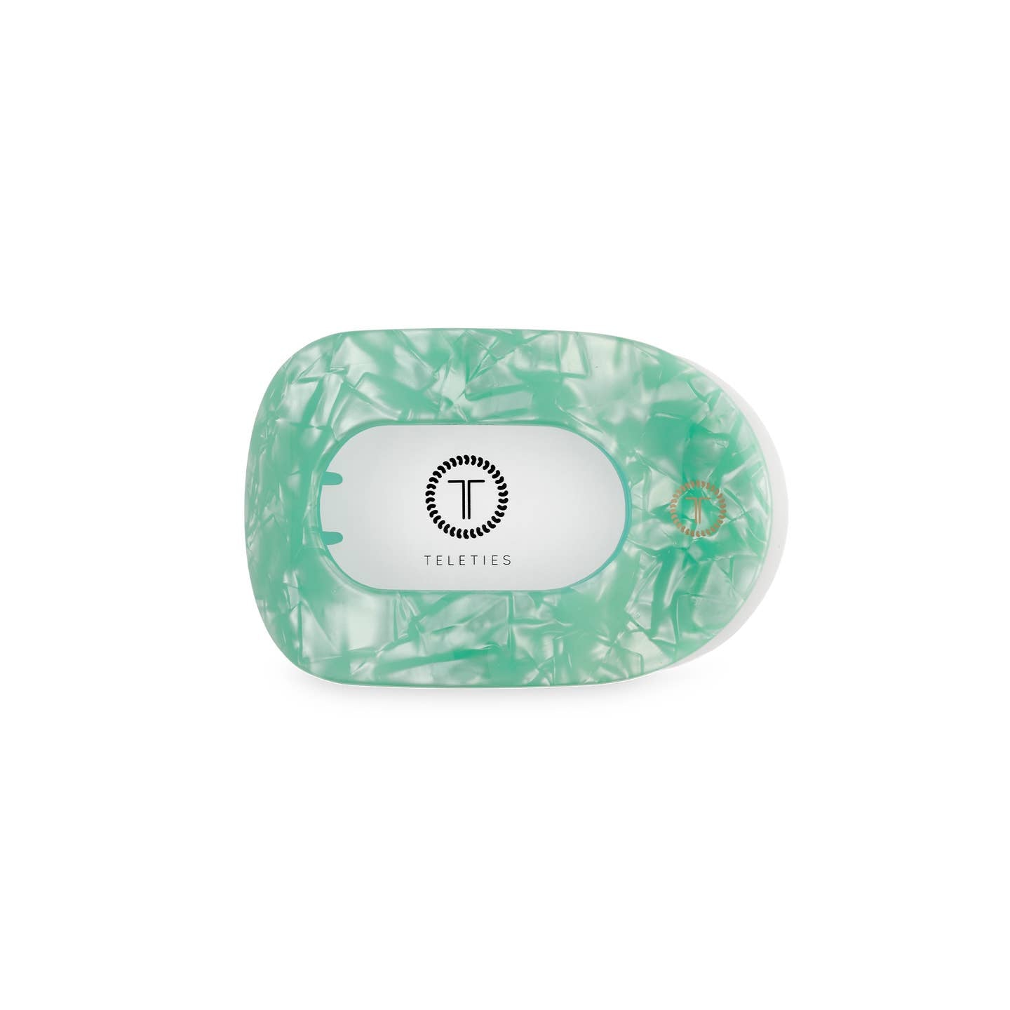 TELETIES - Small Flat Round Clip - Spring Splash