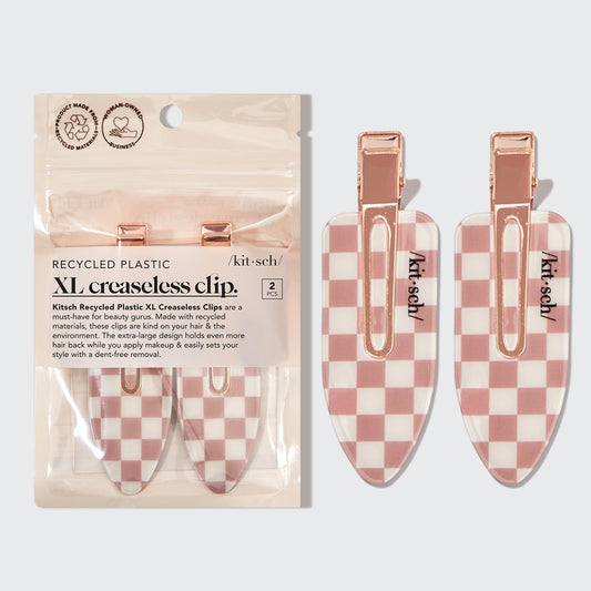 KITSCH - Recycled Plastic XL Creaseless Clips 2pc Set - Terracotta