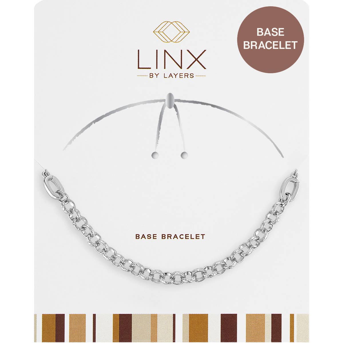 LINX - Base Bracelet - Silver Cable Chain
