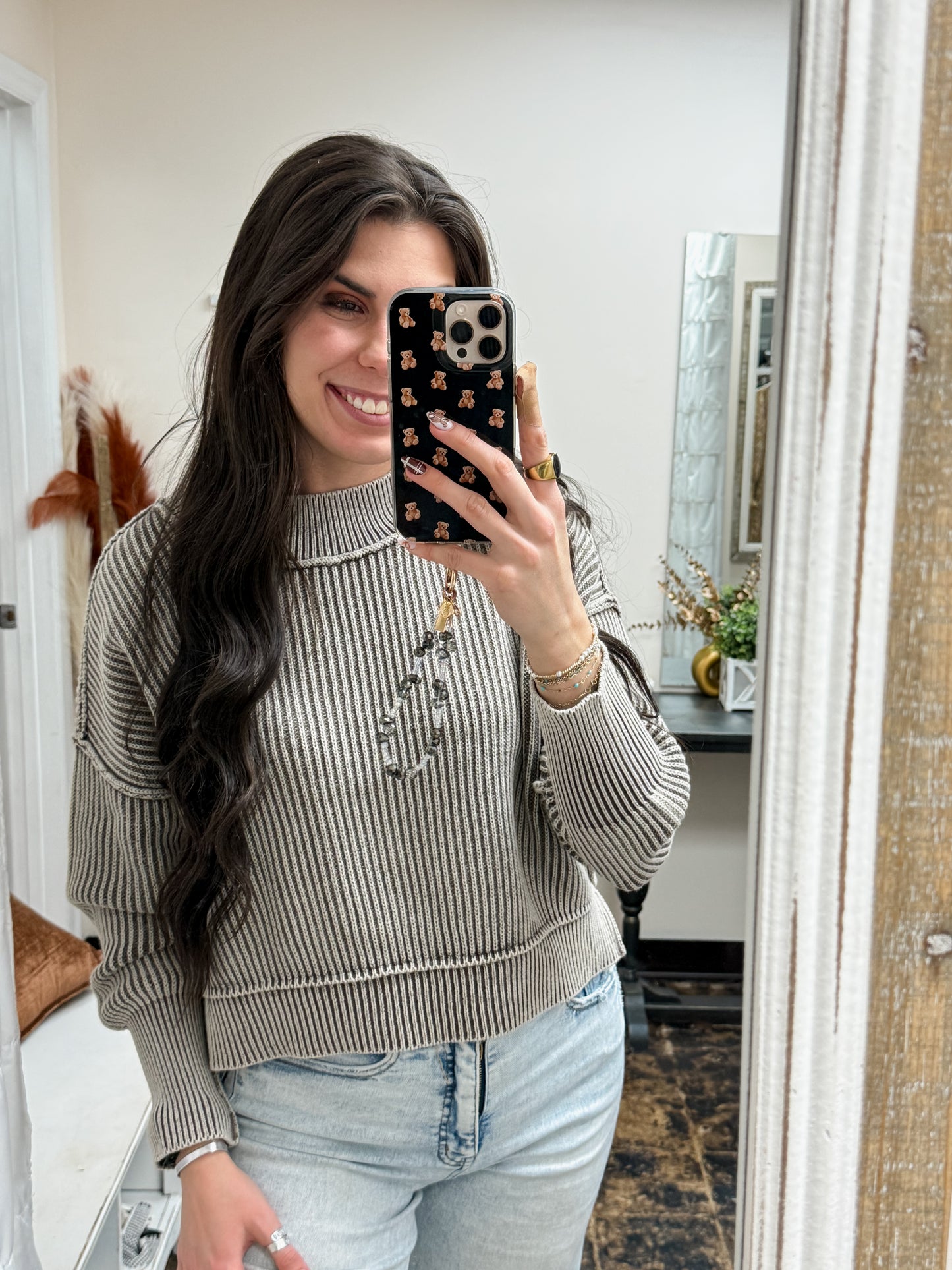 The Jolene Sweater - Mocha