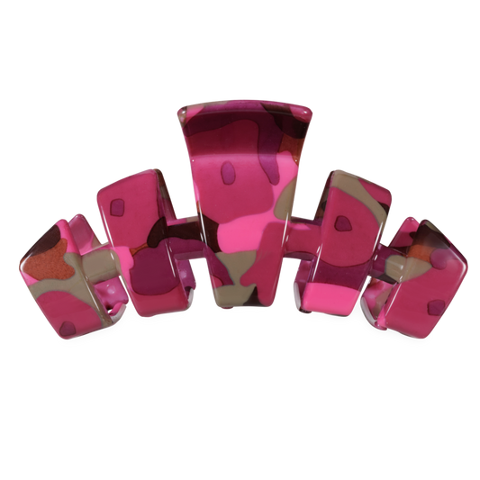 TELETIES - Classic Large Claw Clip - Garden Glam