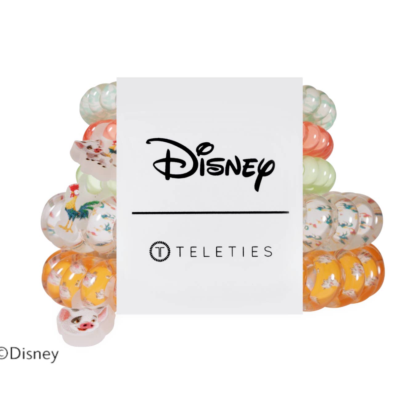 TELETIES - Mixed Hair Ties - Pua and Heihei