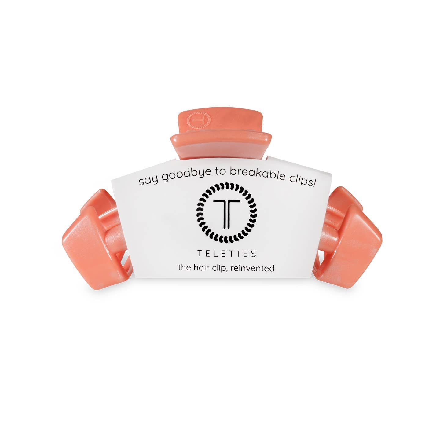 TELETIES - Classic Small Hair Clip - Dreamsicle
