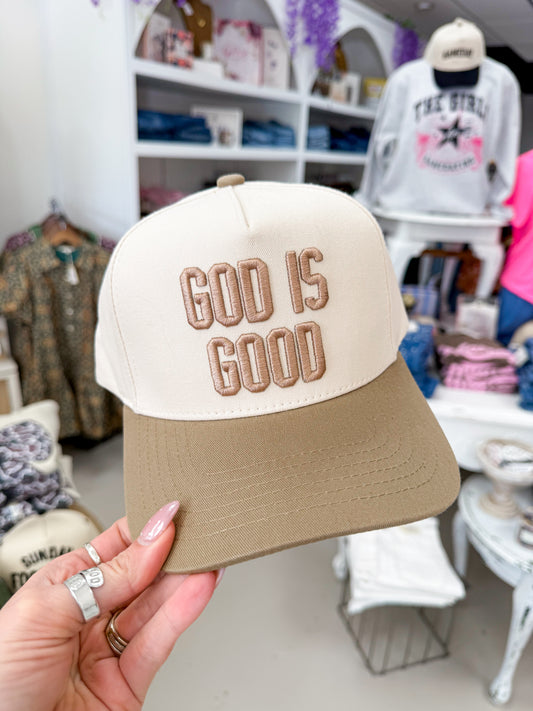 The God is Good Hat - Beige