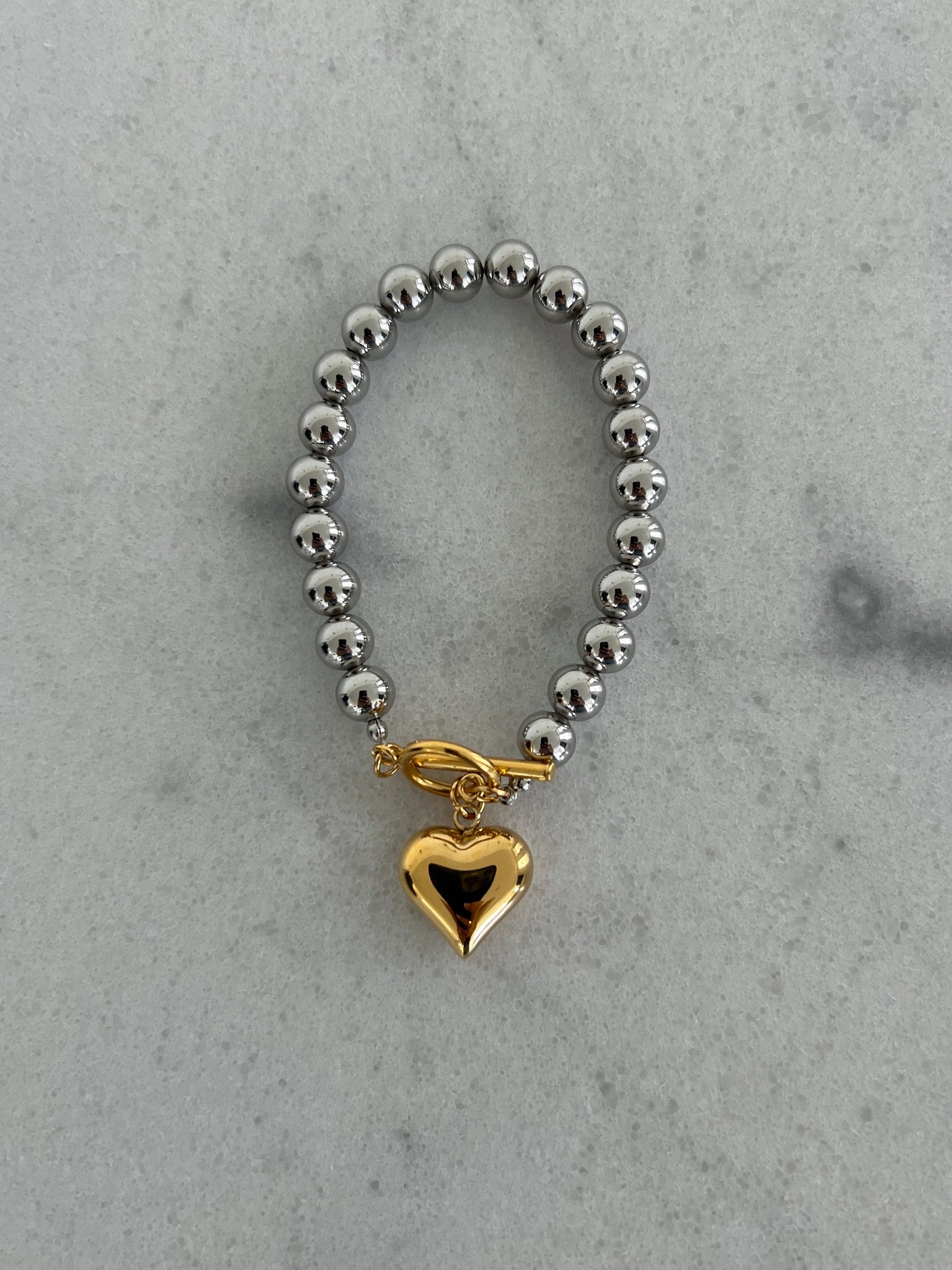 CHANSUTTPEARLS - The Glam Heart Bracelet