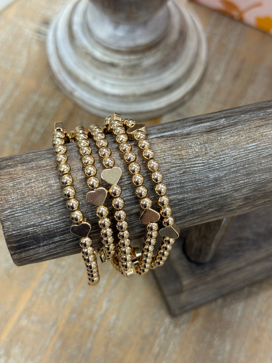 The Cora Bracelet Stack - Gold