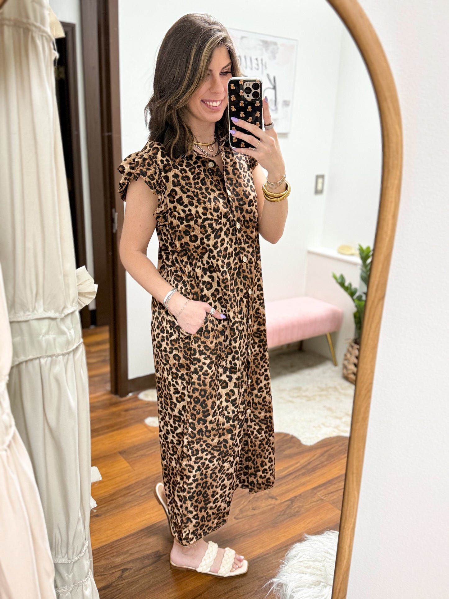 The Brandie Dress - Leopard