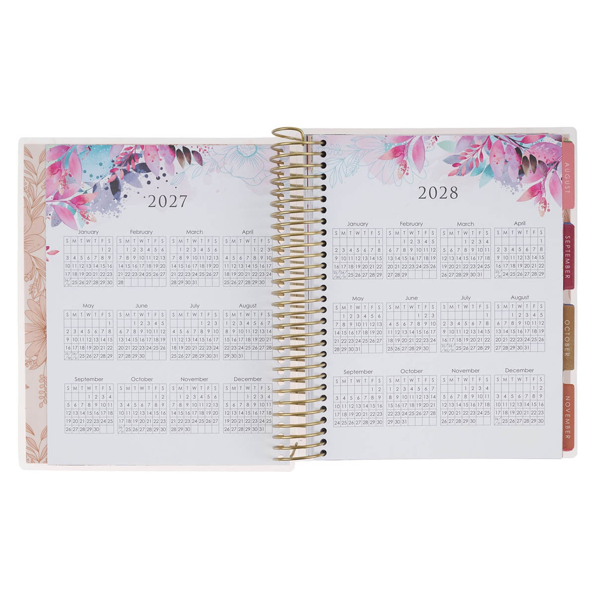 2027 Strength and Dignity 18-Month Spiral Planner - Proverbs 31:25