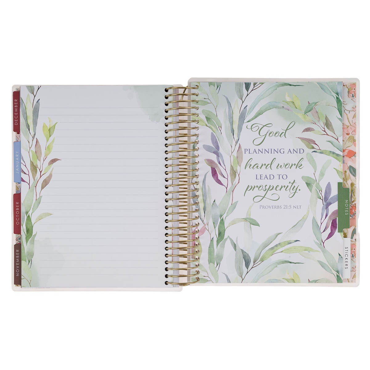 2027 Pray More Worry Less 18-Month Spiral Planner