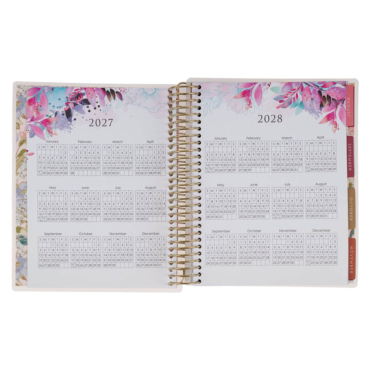 2027 Pray More Worry Less 18-Month Spiral Planner