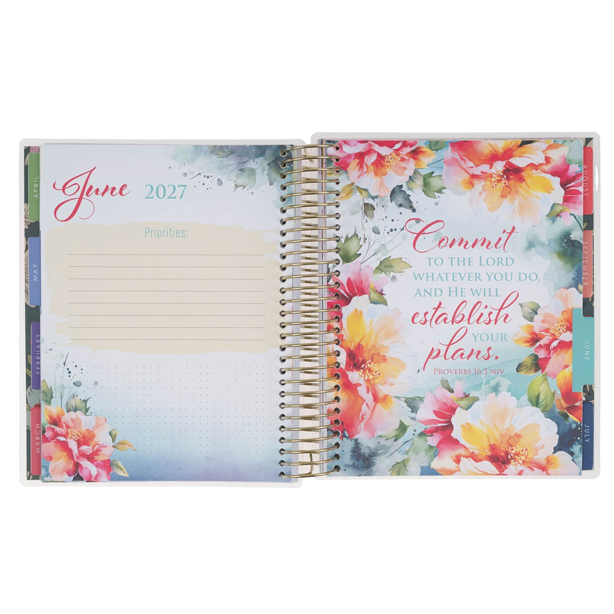 2027 Wire 18-Month Planner Be Still & Know Psalm 46:10