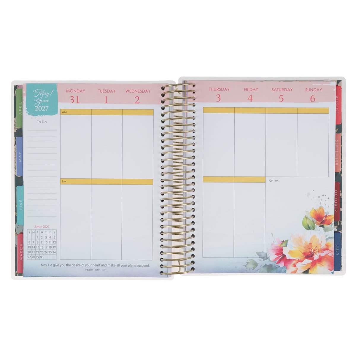 2027 Wire 18-Month Planner Be Still & Know Psalm 46:10
