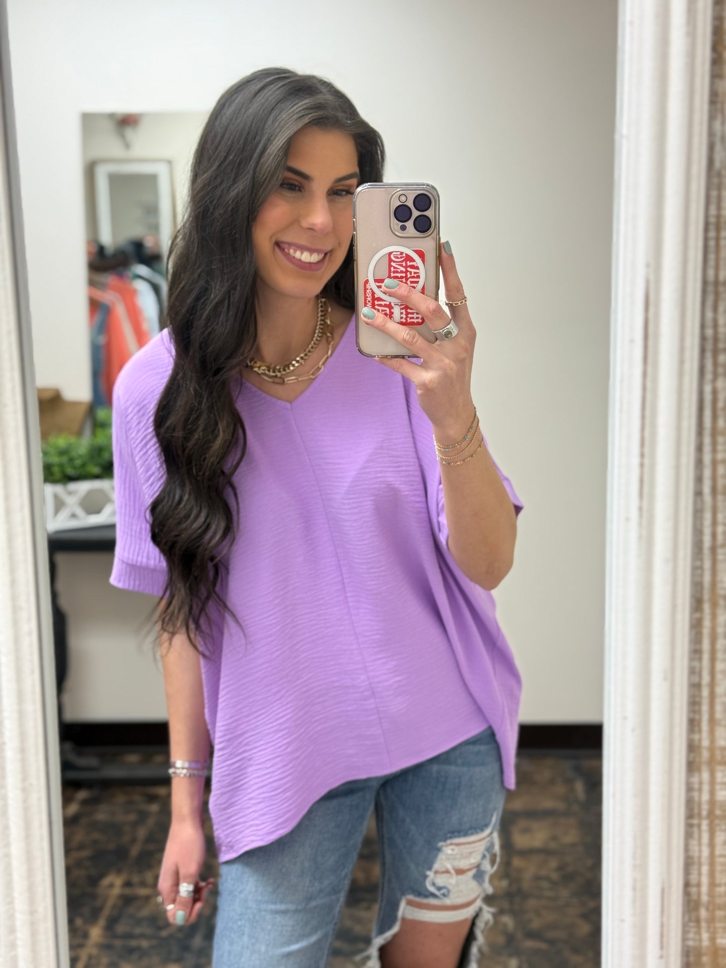FINAL SALE - The Becca Top - Lavender