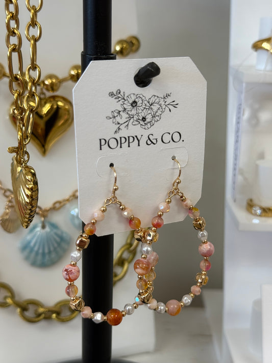 The Jennie Earrings - Orange