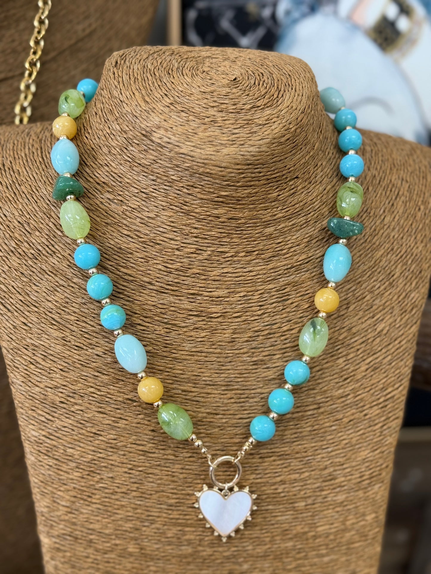 The Kendall Necklace - Mint