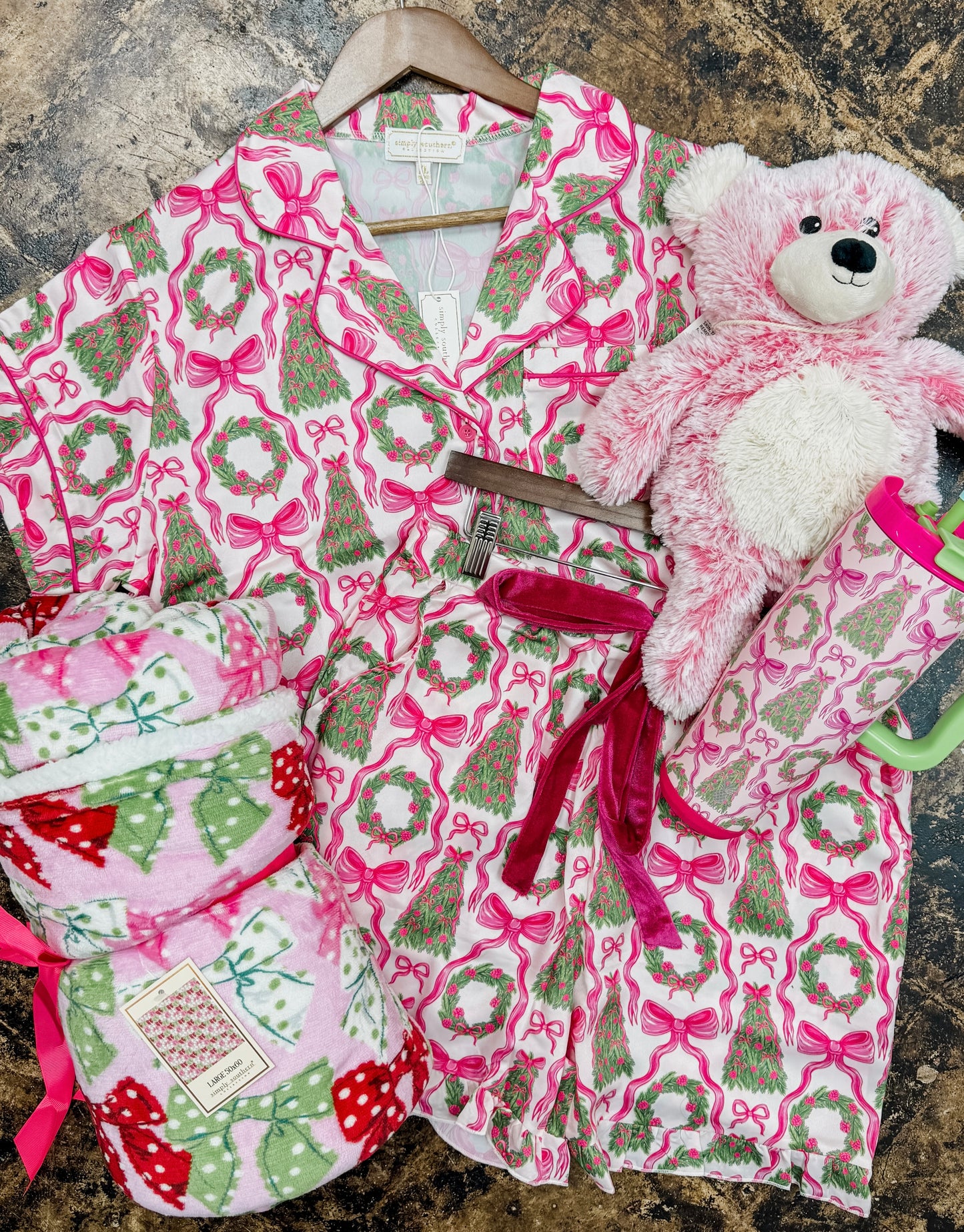 Simply Southern PJ Set - Holiday Greenery