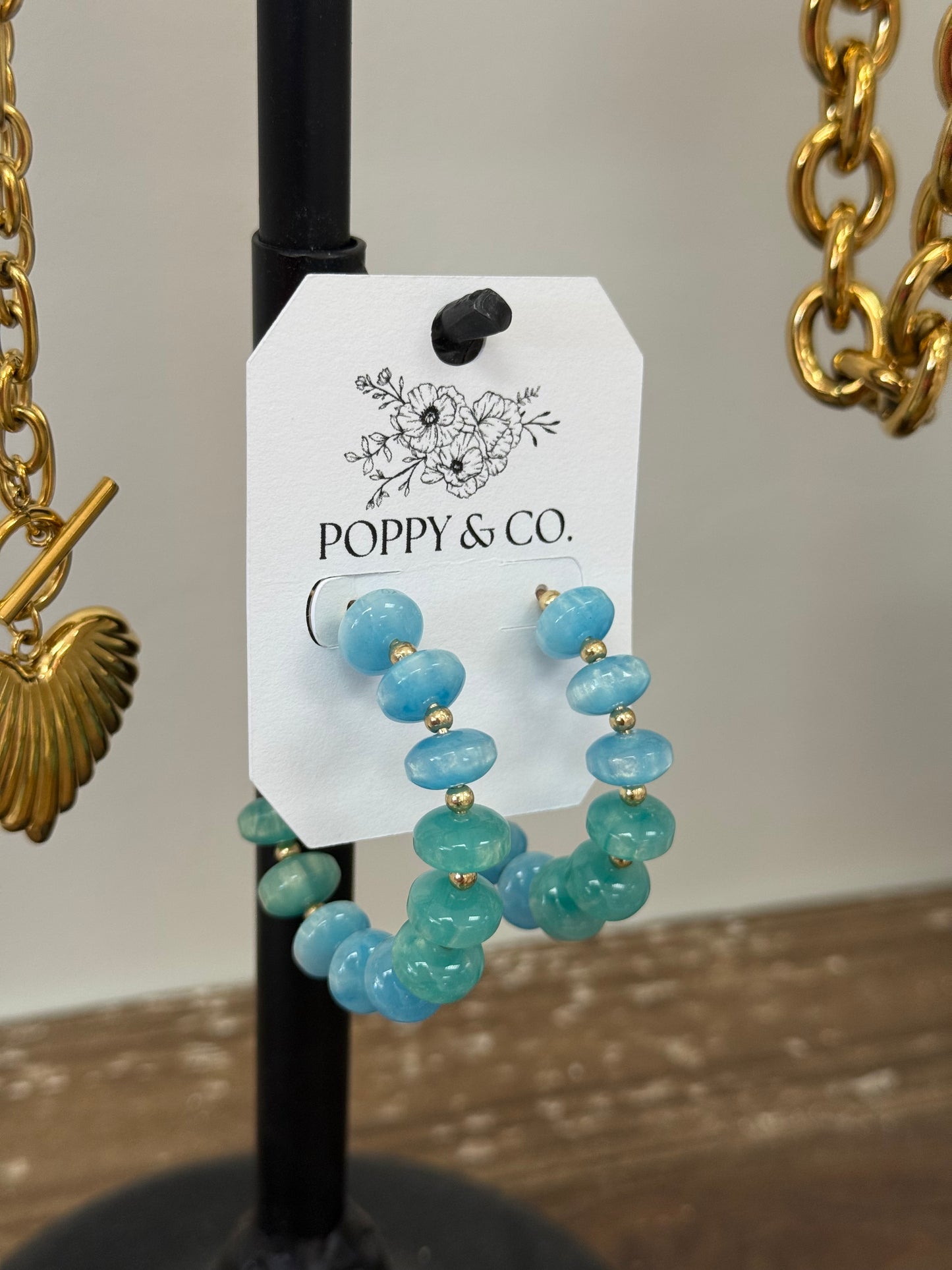 The Laylani Earrings - Blue