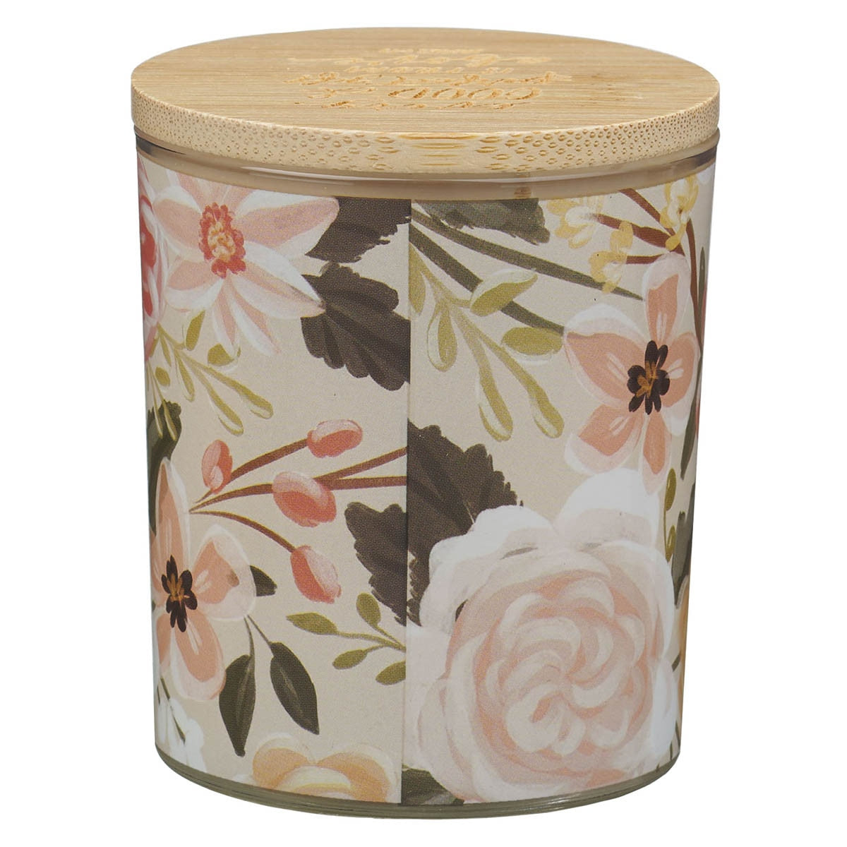Every Good and Perfect Gift Rainwater Lotus Scented Glass Jar Candle - James 1:17