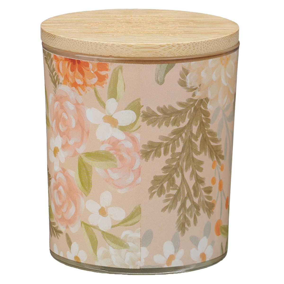 Consider The Wildflowers Honeycrisp Orange Scented Glass Jar Candle - Luke 12:27