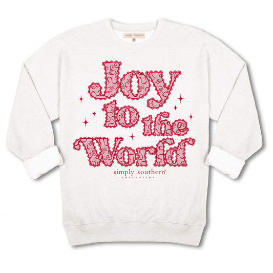 DOORBUSTER - Simply Southern Joy To The World Sweatshirt