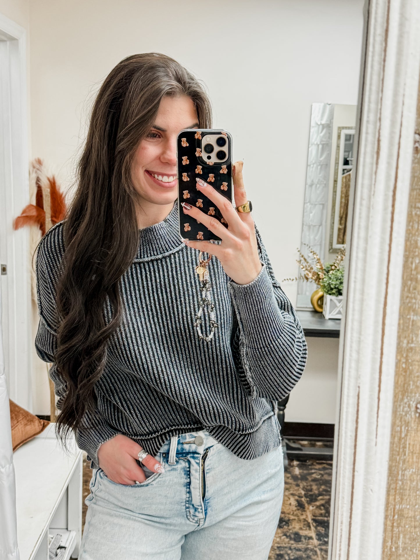 The Jolene Sweater - Black