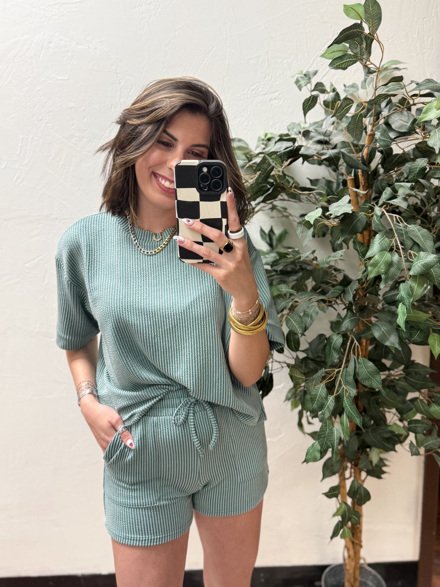 The Everleigh Corded Set - Jade