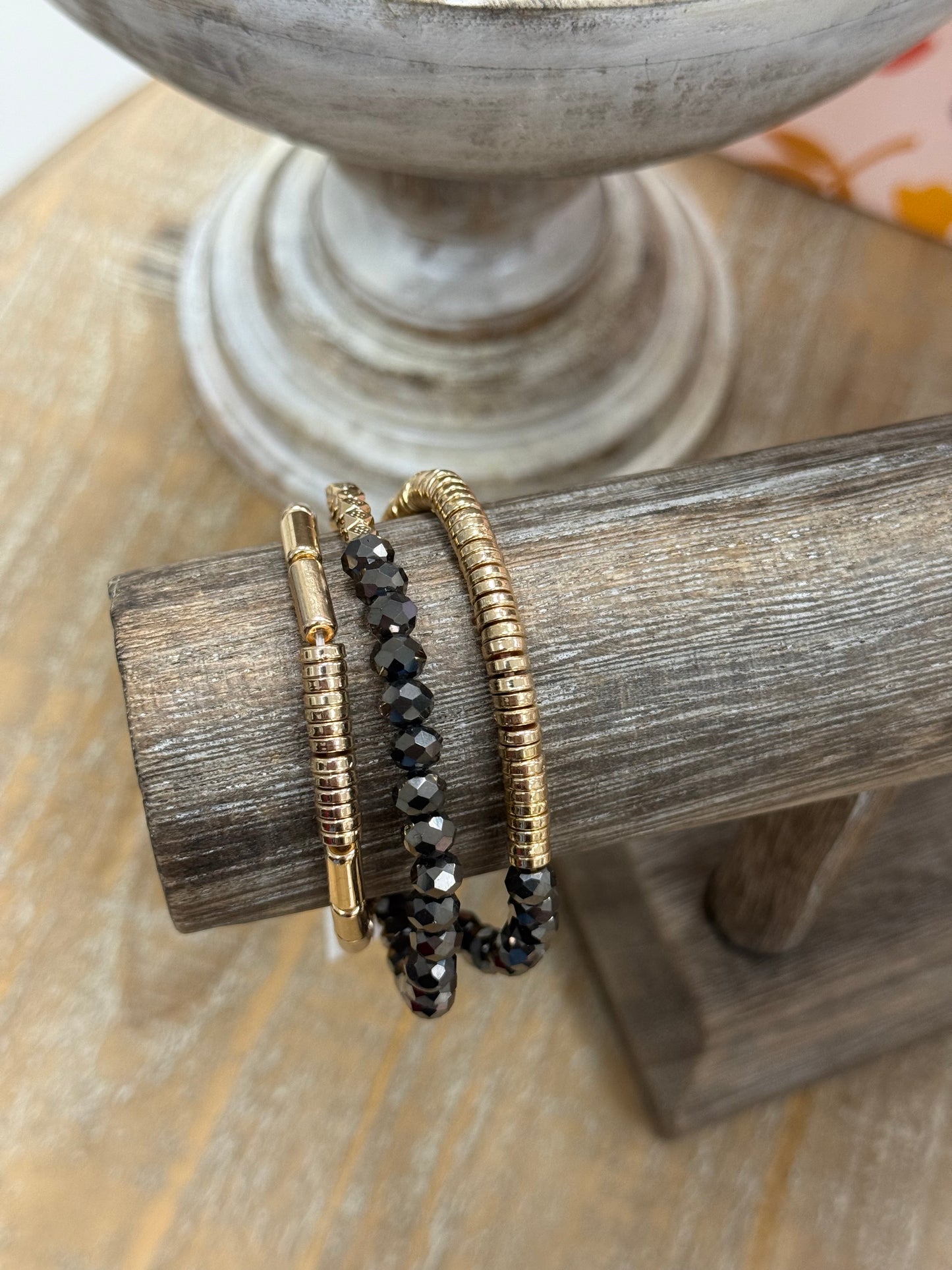 The Tasi Bracelet Stack - Black