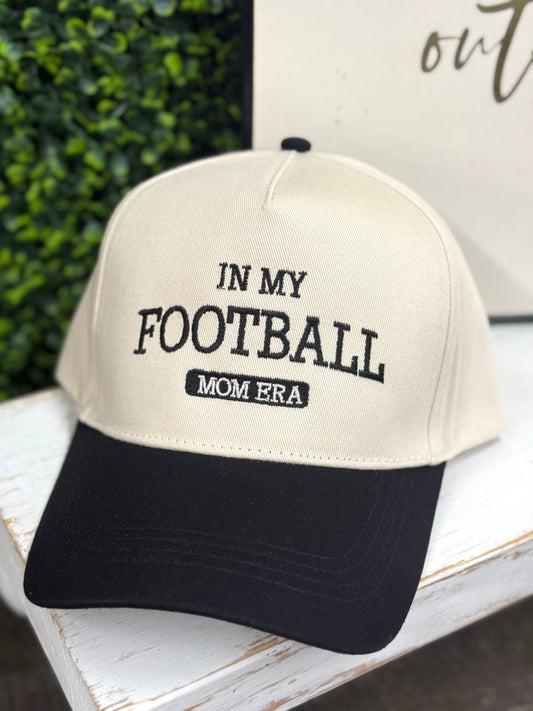 The In My Football Mom Era Hat - Black