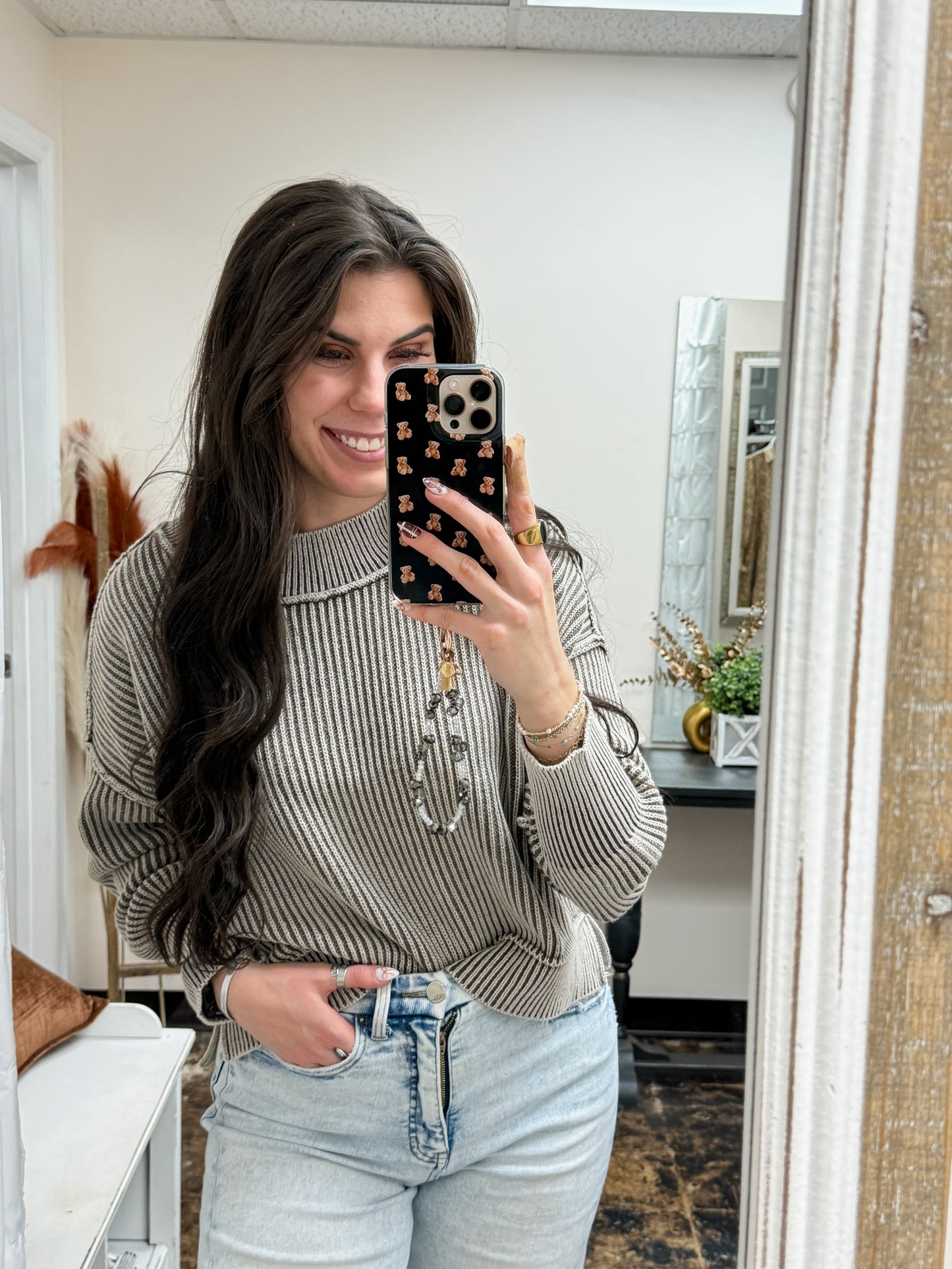 The Jolene Sweater - Mocha