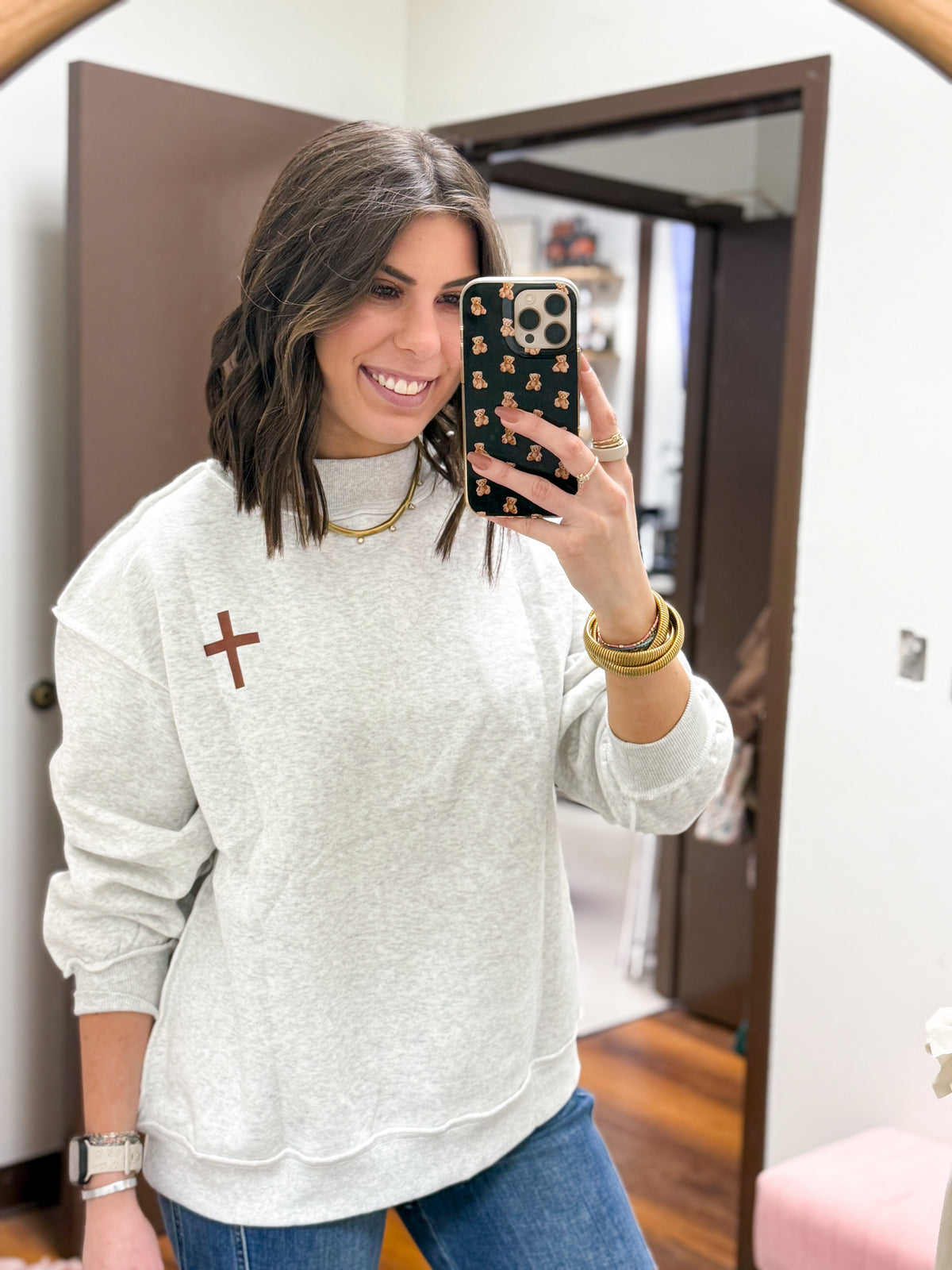 The Jesus Saves Reversible Mock Neck