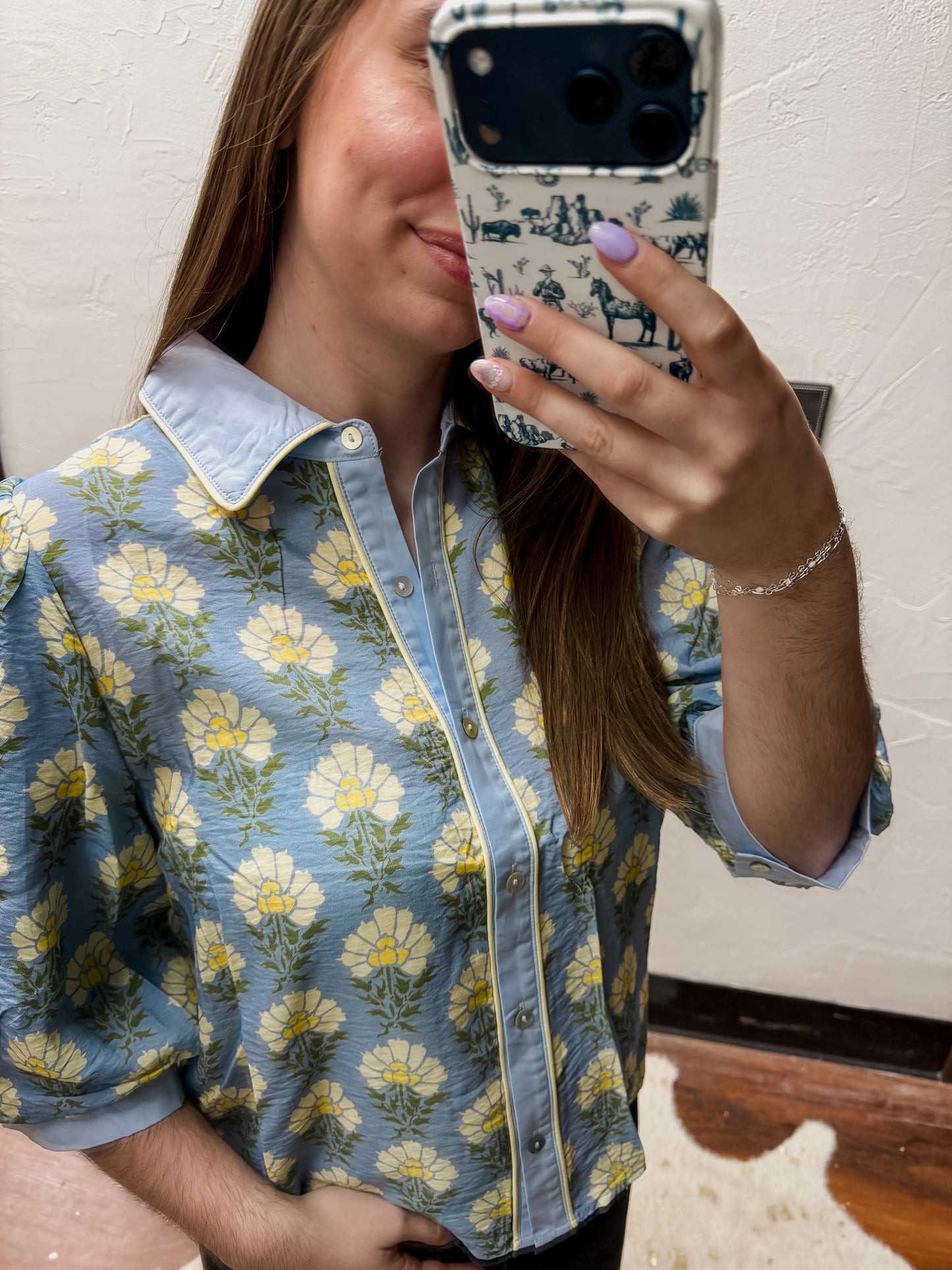 The Rayna Top - Blue