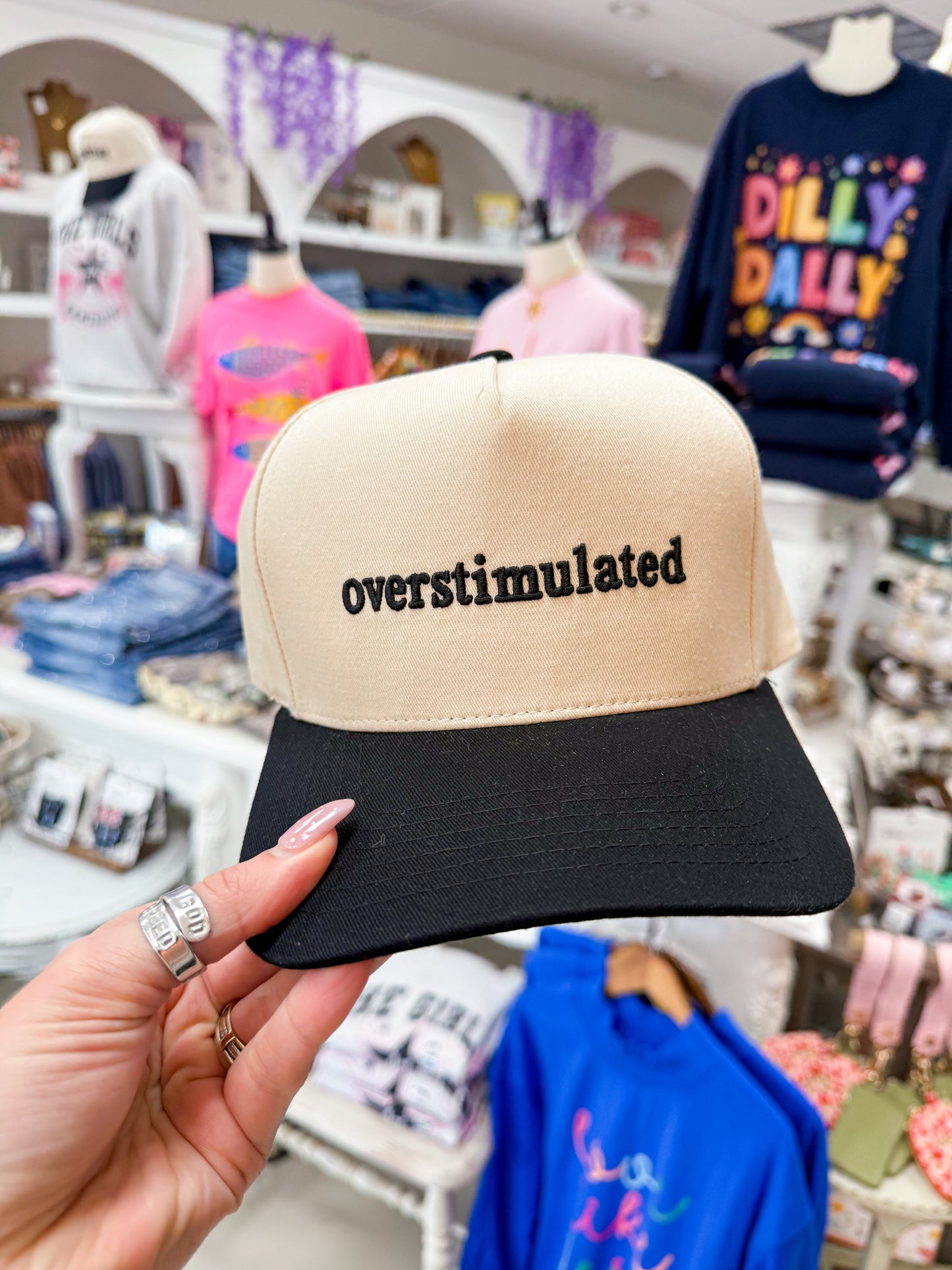 The Overstimulated Hat - Black