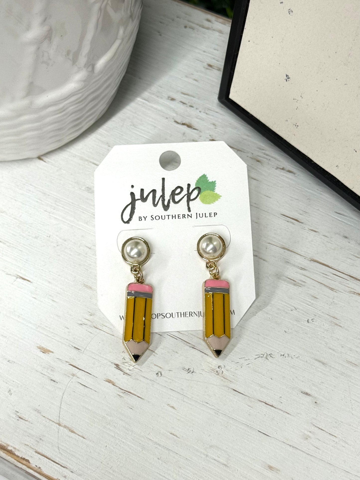 The Pencil Teacher Earrings